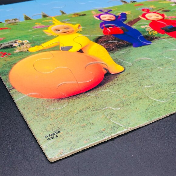 Vintage 1999 TELETUBBIES Tv Characters Jigsaw Puzzle: 24 pcs COMPLETE, Y2K Kids - Picture 5 of 14